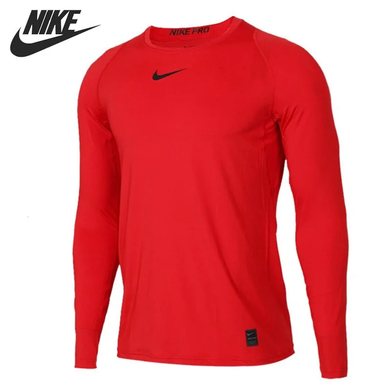 Мужская спортивная футболка NIKE с длинным рукавом новинка 2019|Беговые футболки| |
