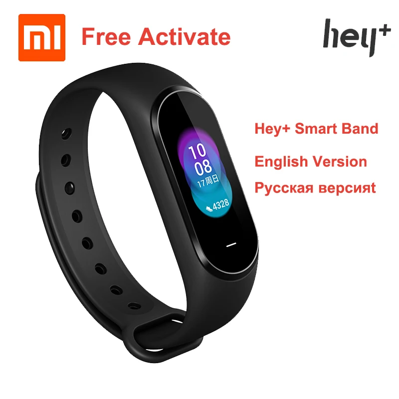 EN/RU версия Xiaomi Hey Plus смарт браслет многофункциональный NFC монитор сердечного
