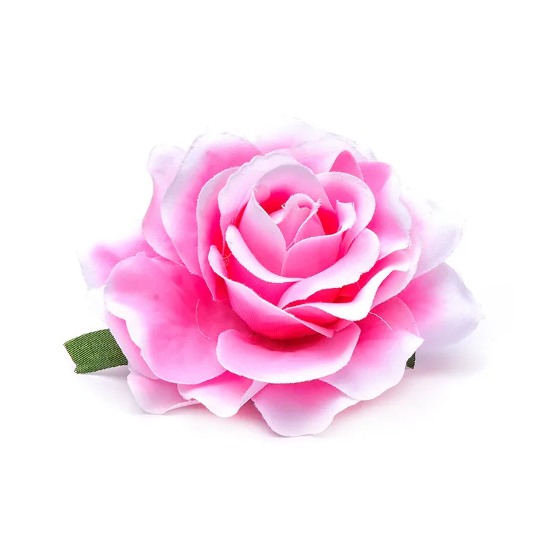 Flocking cloth 10cm simulation rose flower hair clip headdress boutonniere accessories |