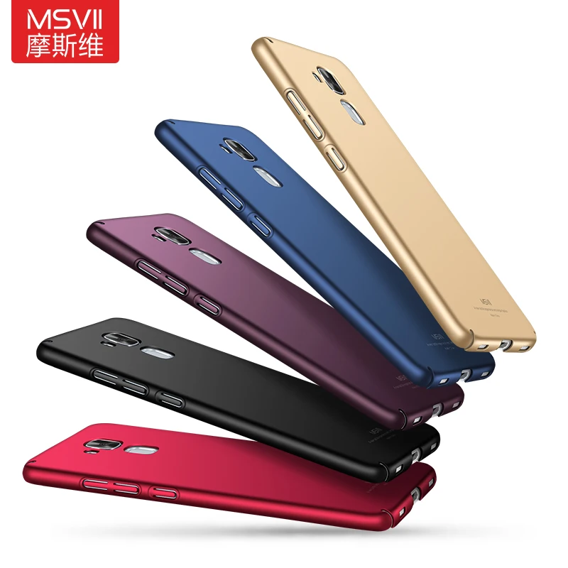 Роскошный брендовый чехол MSVII для Huawei Honor 5C 100% оригинал жесткий простой и матовый