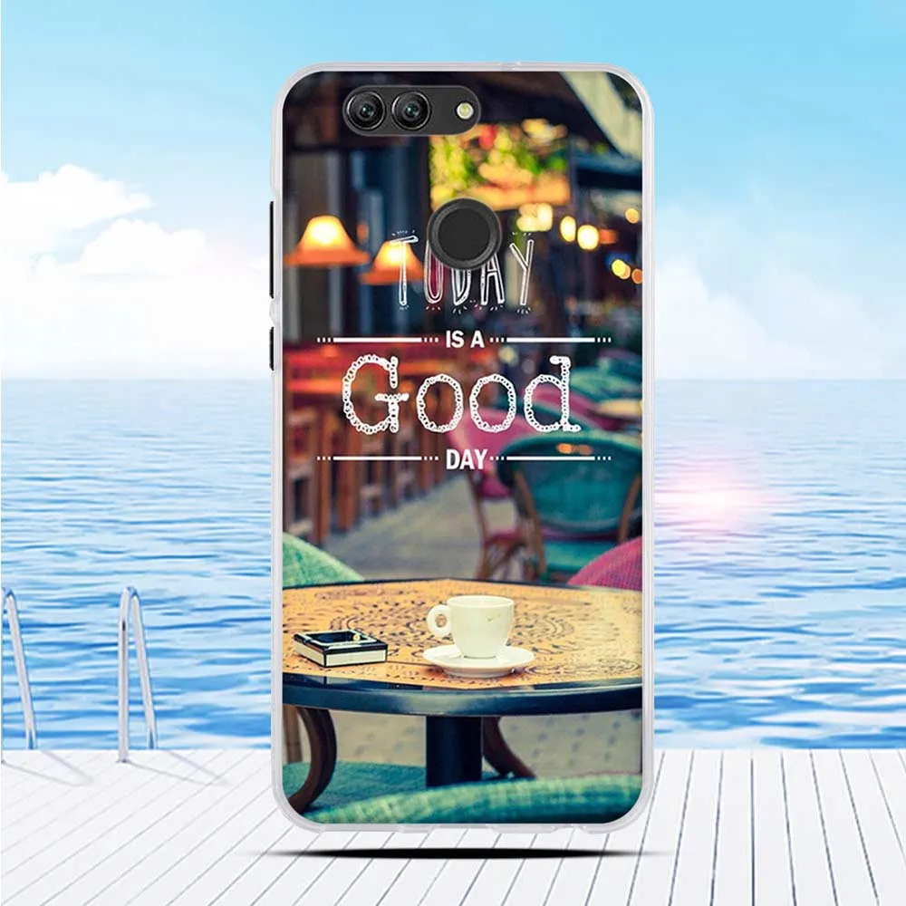 Cartoon 3D Relief Printing Pattern Back Cover TPU Soft Silicone Case Coque Capa Funda for Huawei Nova 2 Plus BAC-L23 | Мобильные