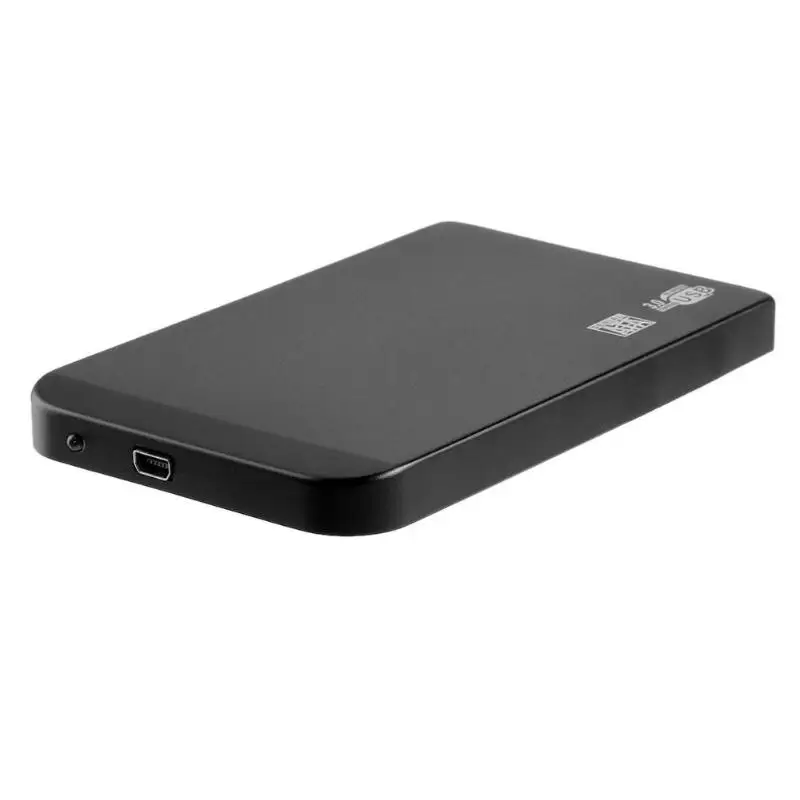 Black 2,5 дюймов USB 3,0 SATA HDD корпус SSD, HDD жесткий диск чехол ультра тонкий корпус из алюминиевого сплава конструктивный коробка Caddy Поддержка Ёмкость 3 ТБ - Цвет: Black