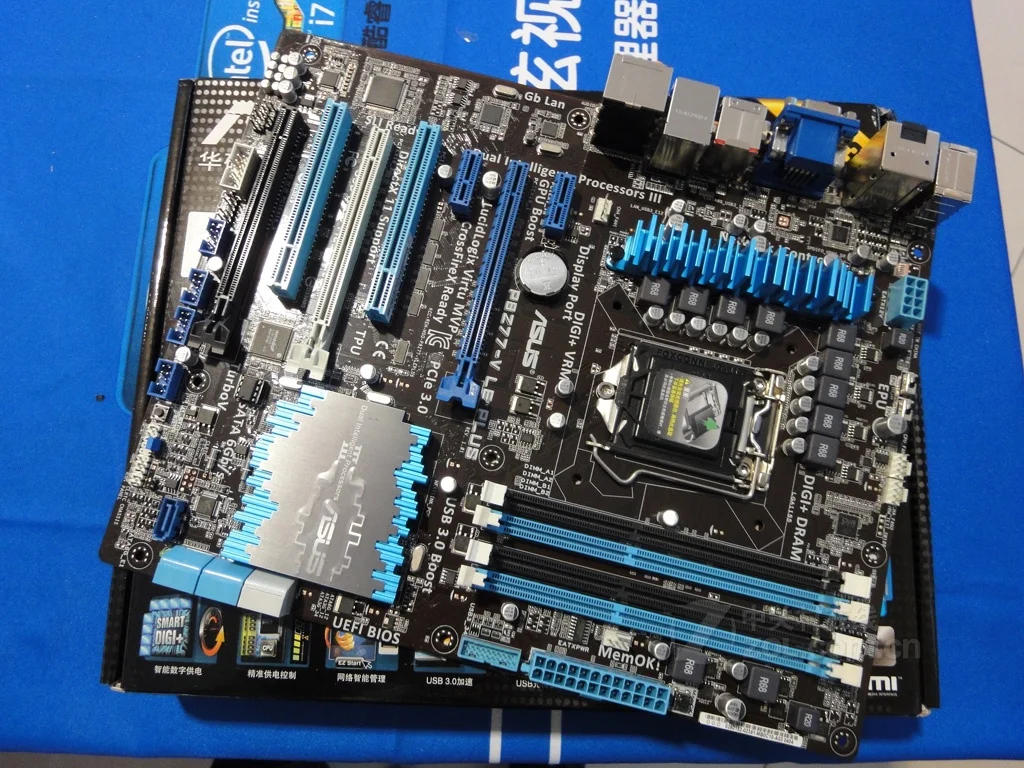 ASUS P8Z77-V LE PLUS настольная материнская плата Z77 Socket LGA 1155 i3 i5 i7 DDR3 32G ATX UEFI биос оригинальная б/у материнская плата в продаже