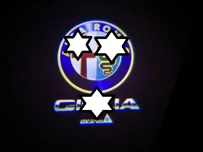 A4 Высокая четкость для alfa romeo Добро пожаловать свет светодиодный логотип дверь лампа призрак лазерные тени для Giulietta Mito Stelvio Giulia 159 - Испускаемый цвет: A4