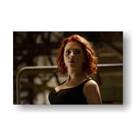 Тёмно-синий Scarlett плакат Йоханссон 48 дюймов x 32 дюймов/36 дюймов x 24 дюймов - Цвет: Тёмно-синий