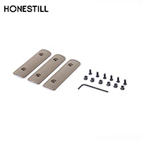 sand HONESTILL 3 шт. тактические 4 дюйма Keymod Rail панель Handguard Чехлы для ключей Mod защитные Охотничьи аксессуары - Цвет: sand