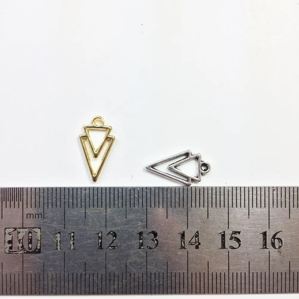 Eruifa 20 штук 14*8 мм Мини в виде геометрических фигур подвески ожерелья из сплава