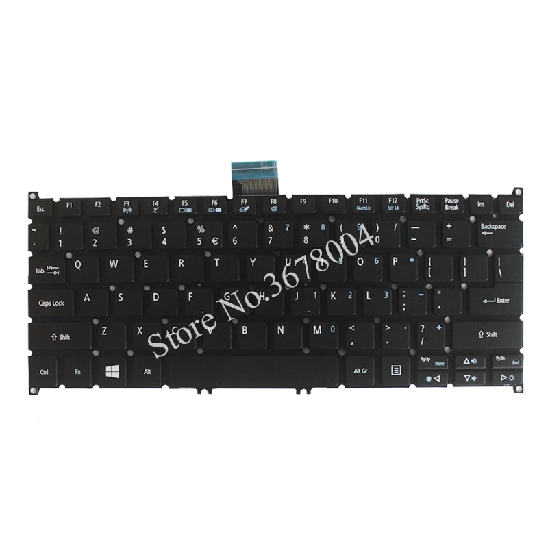 Клавиатура US для Acer Aspire V5 122 122P 132P V13 132 E11 V3 371 английская клавиатура ноутбука без