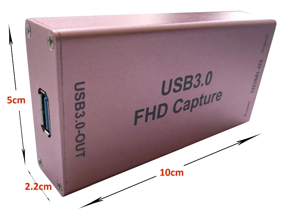 1080P HDMI к USB 3,0 видео плата для захвата звука дизайн для прямой трансляции