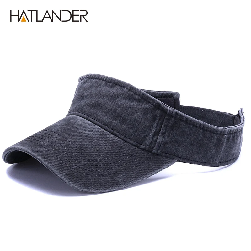 Шляпа HATLANDER из промытого хлопка для защиты от солнца летняя однотонная