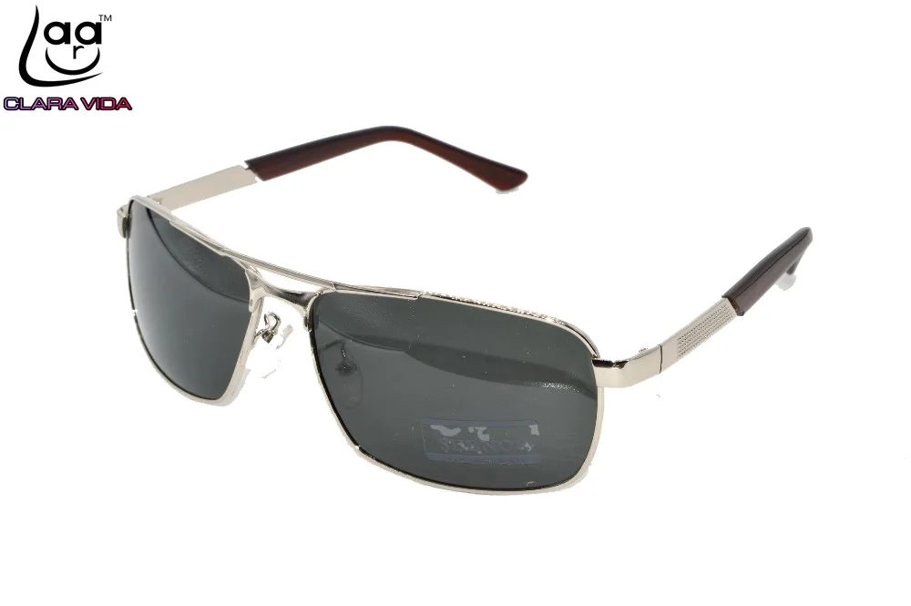 Изготовленные на заказ солнцезащитные очки с поляризацией двойная оправа