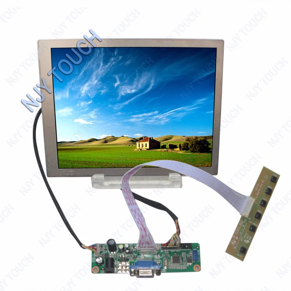 

VGA LVDS LCD Controller Board DIY kit Plus 6.5inch TFT AUO G065VN01 V2 640x480 20pin LCD Screen
