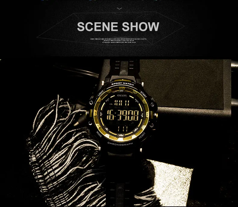Мужские часы цифровой светодиодный светильник SMAEL часы S Shock Montre мужские военные часы лучший бренд класса люкс 1350 цифровые наручные часы спортивные