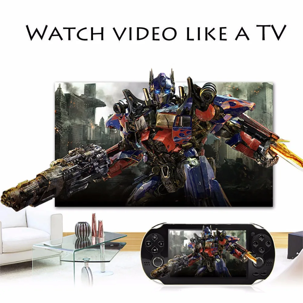 64 бит 4,3 дюймов PAP Gameta II Plus 16G HDMI Встроенный 3000 игры MP4 MP5 видео игровые консоли беспроводной портативный плеер