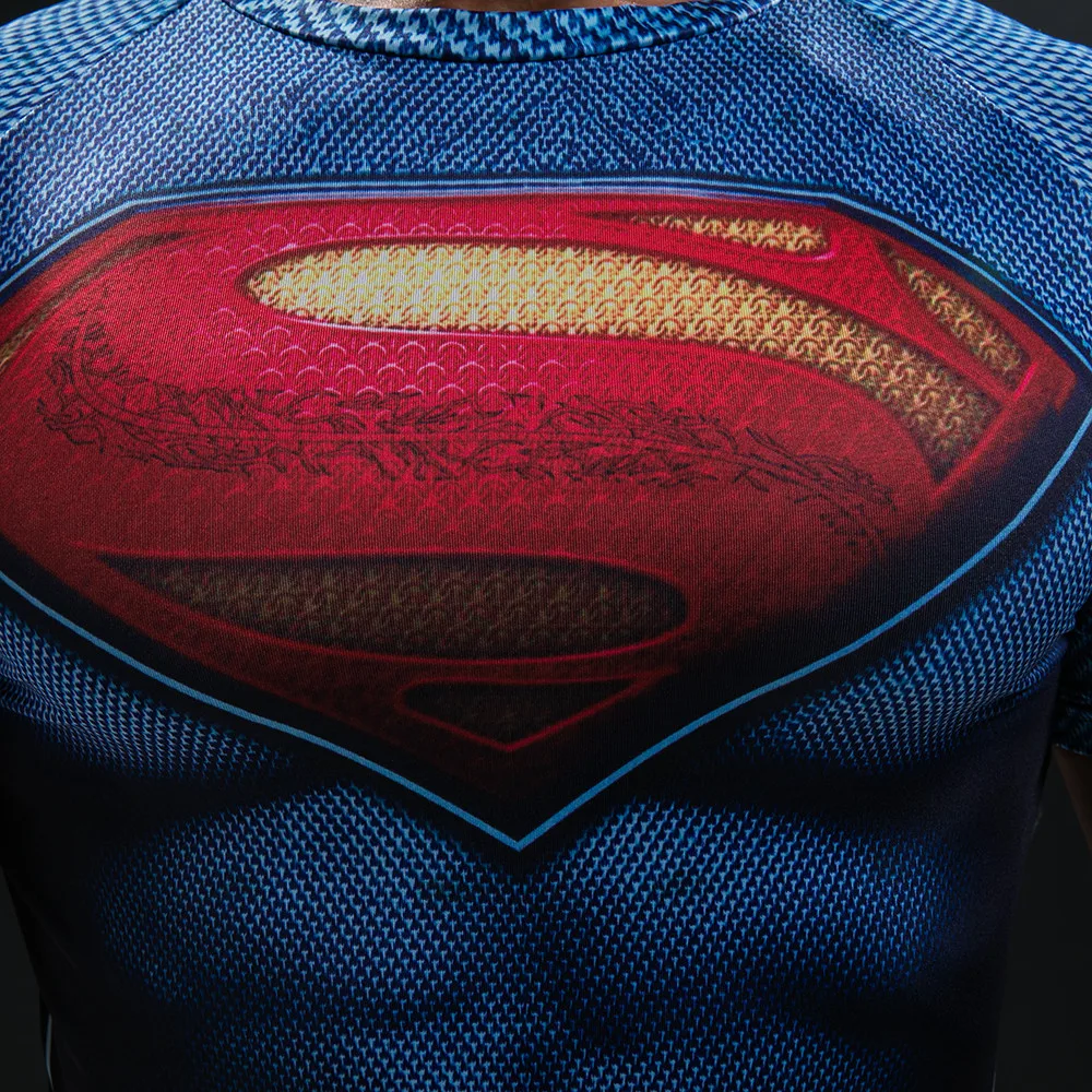 Новинка 2018 Спортивная футболка с Бэтменом супергероем капитаном Америкой 3