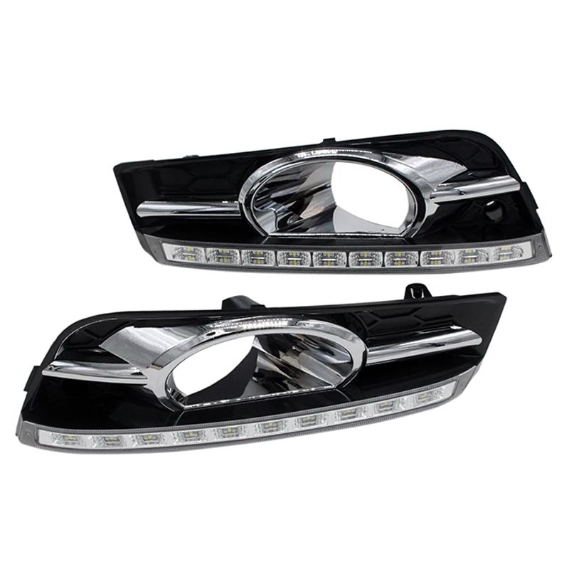 Светодиодный дневной ходовой светильник Drl для Chevrolet Cruze(2009-2012) Drl противотуманная фара с сигналом поворота затемненный светильник