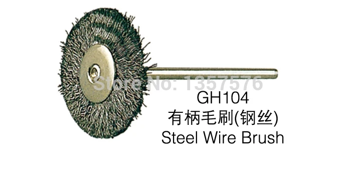 

50pcs Gh104 Brass Wire Brush Polishing Burnishing Engraving Grinding Wheels,jewelry Making Tools And Accessories