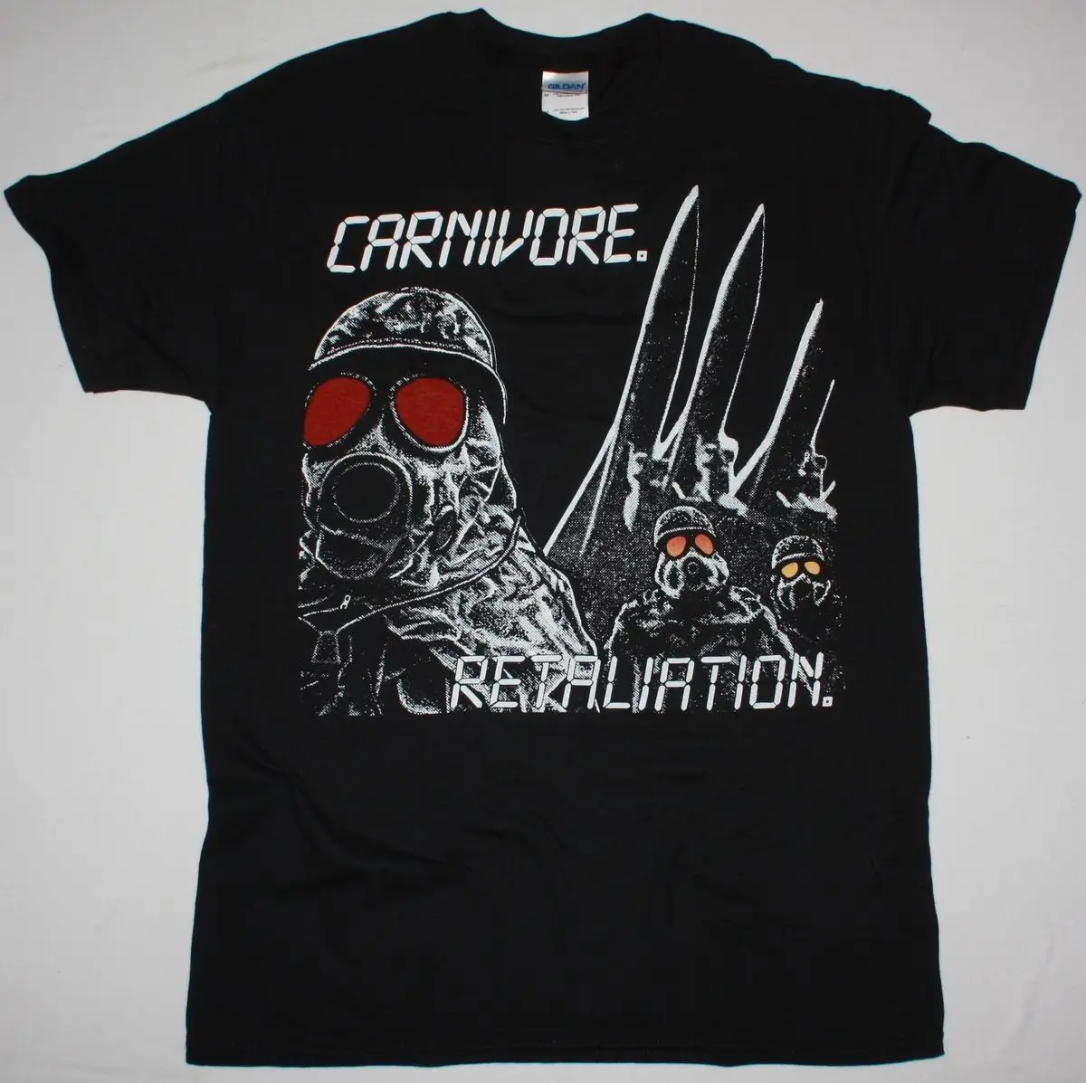 CARNIVORE RETALIATION 1987 кроссовер THRASH PETER STEELE Новая черная футболка Летняя с круглым