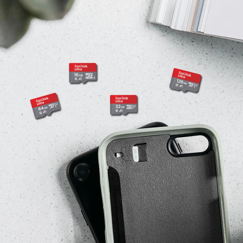 SanDisk micro sd карта 64 Гб класс 10 карта памяти 16 ГБ 32 ГБ tarjeta micro sd 128 Гб microsd TF карты памяти sd Бесплатный адаптер