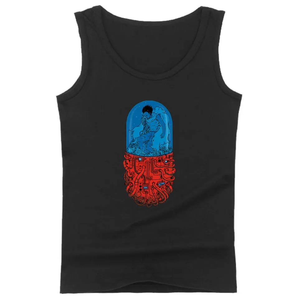 Капсульная Акира аниме фильм Повседневная Свободная майка мужская рубашка для