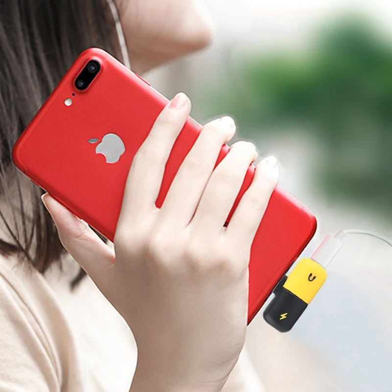 XPAY двойное освещение зарядное устройство для телефона конвертер iphone X 8 7 Plus Pin 2 в 1