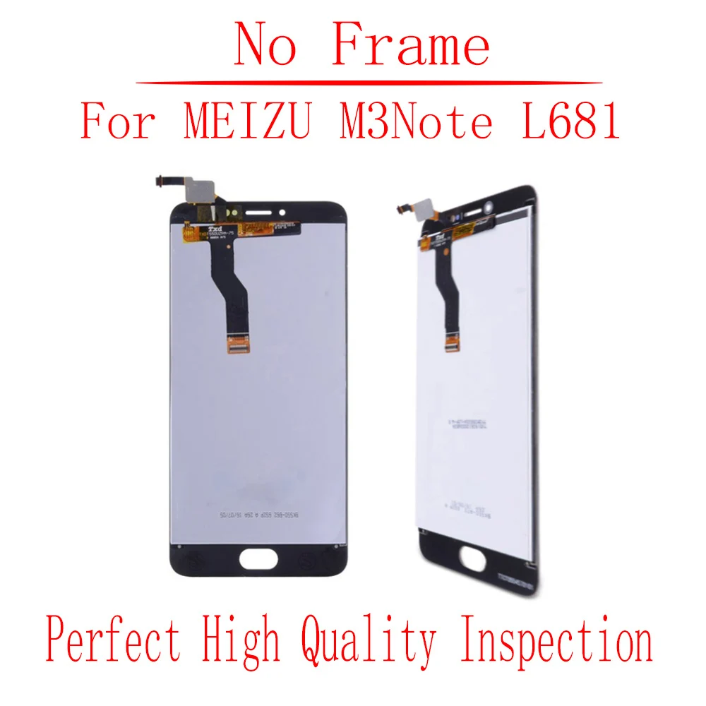 5 0 &quotBAIHUXING для Meizu M3 Note L681H ЖК-дисплей сенсорный экран с рамкой дигитайзер ЖК + |
