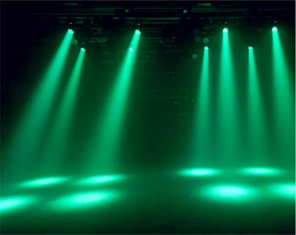 6 pz/Лот 12x12 W Con светильник чехол 150 LED Fascio движущийся головной свет dj оборудование