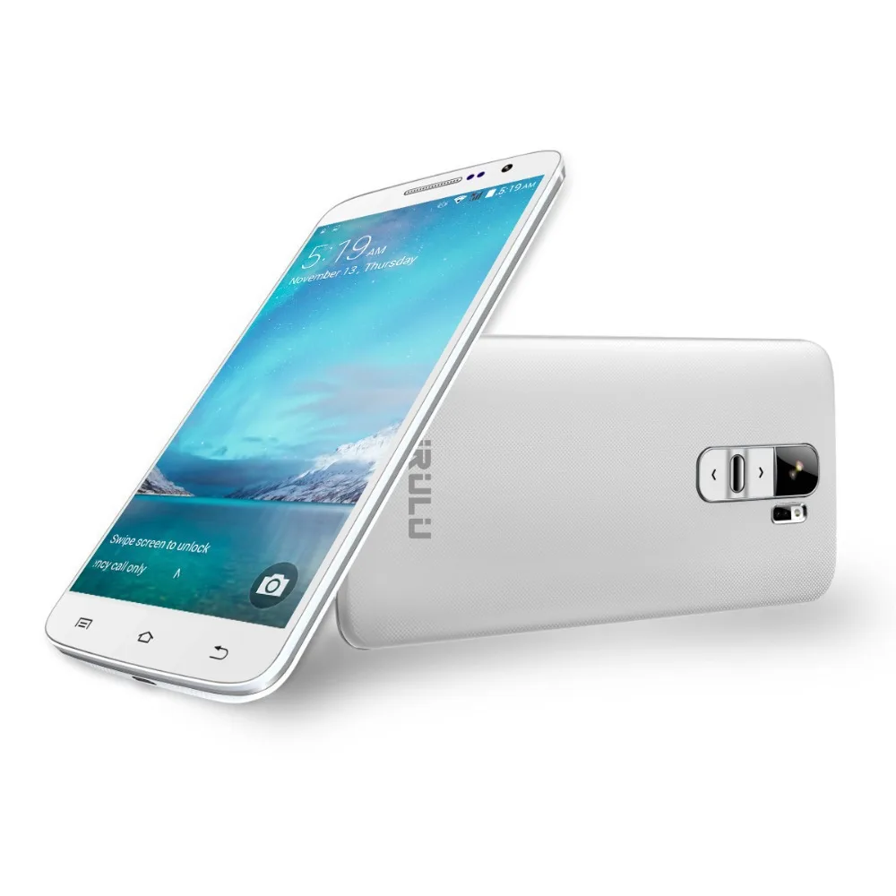 IRULU U2 смартфон 5 0 &quot4 ядра Android 4 MTK6582 8 ГБ Dual SIM QHD ЖК-дисплей двойной CAM 13MP сердечного