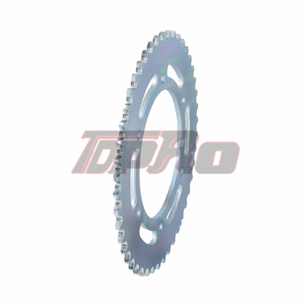 TDPRO 37 T/41 Т/46 T/56 T мотоциклетные цепи и звездочки Задняя звездочка Cog для 420/428/520 цепи 110cc 125cc 140cc Dirt Pit Bike