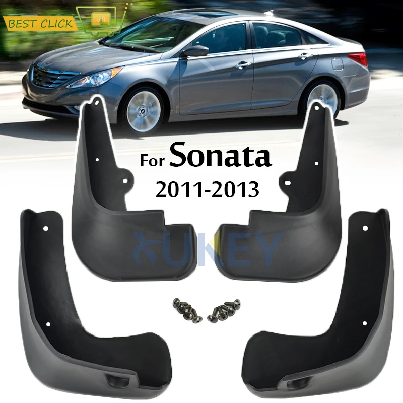Набор литых брызговиков для Hyundai Sonata i45 YF 2011 2012 2013 Брызговики крыло Передняя и