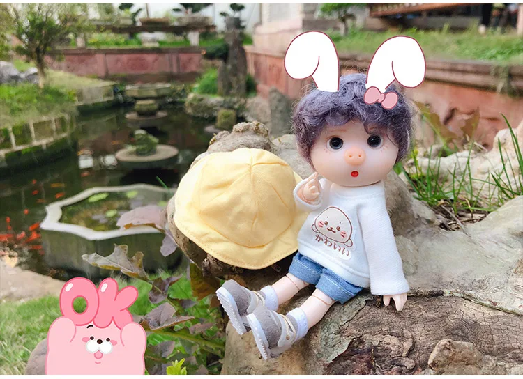 1 пара милые куклы OB11 спортивная обувь кроссовки для ob11, obitsu11 1/12 bjd аксессуары для кукол кроссовки для кукол