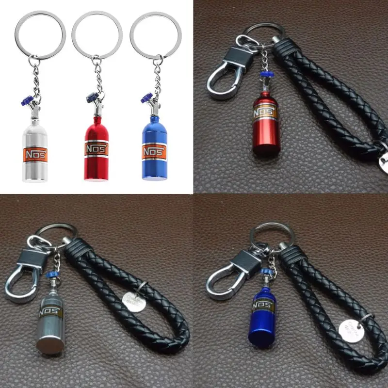 Модный металлический брелок для ключей автомобильный NOS Turbo Nitrgen Bottle