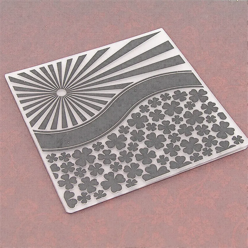 Пасхальный пластиковый четырехлистный клевер шаблон рукоделие карточка