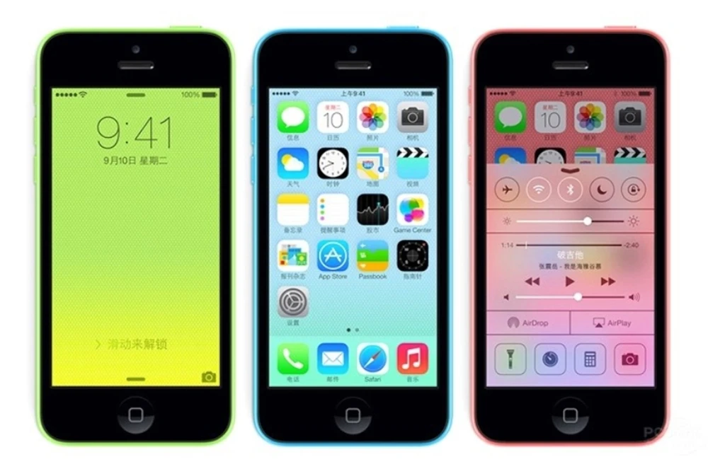 Разблокированный Apple iPhone 5C ips 4,0 ''Dual Core 1 Гб Оперативная память 8/16/32 ГБ флэш-памяти, Встроенная память 8MP WCDMA gps WI-FI IOS используется для смартфона