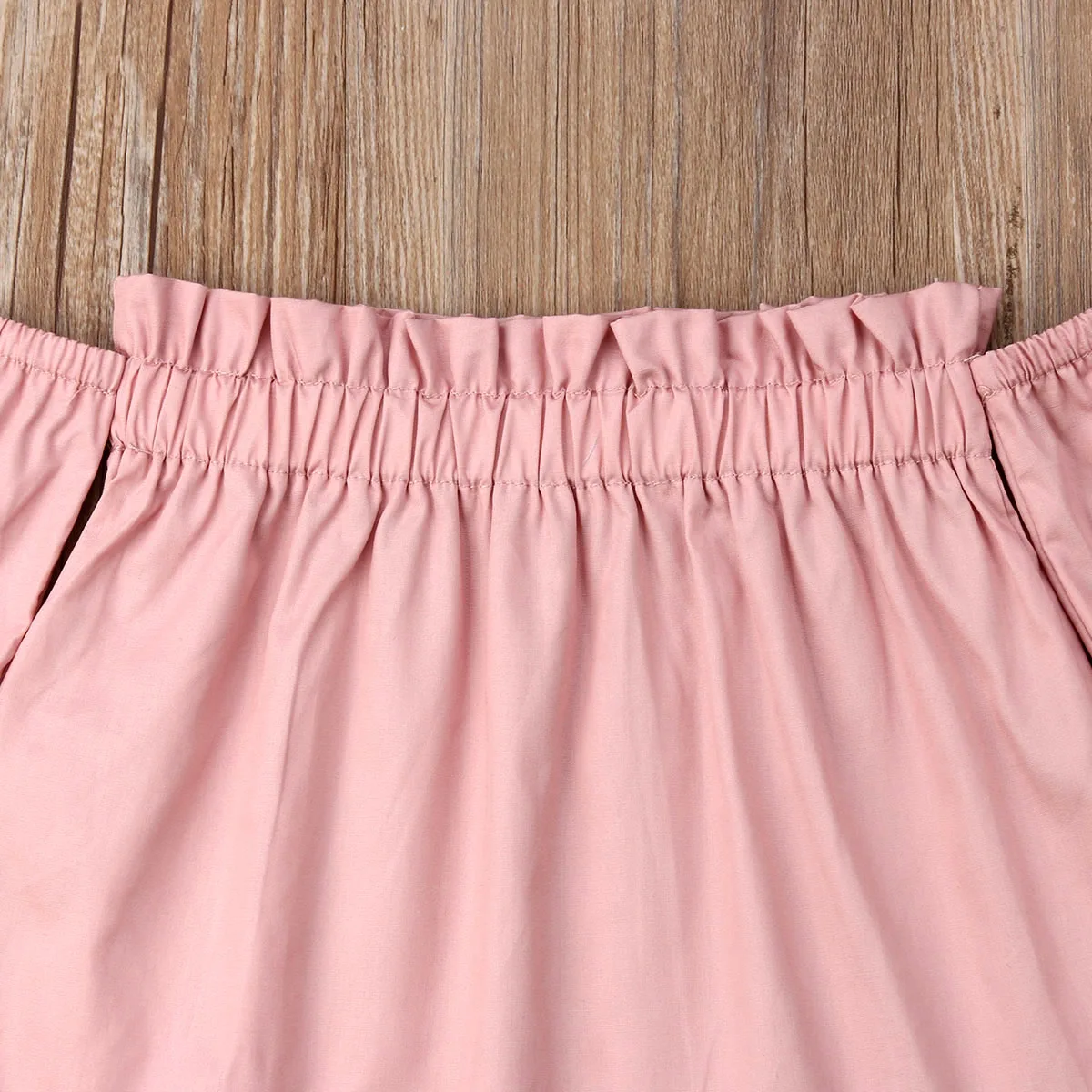 Комплект из 2 предметов для новорожденных и маленьких девочек однотонная