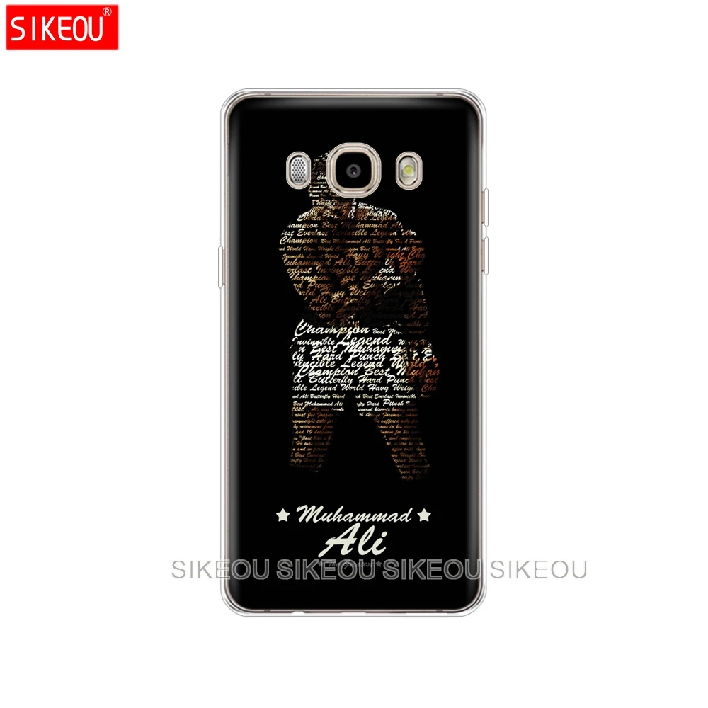 Силиконовый чехол для телефона Samsung Galaxy J1 J2 J3 J5 J7 MINI 2016 2015 prime Muhammad Ali boxing champion |