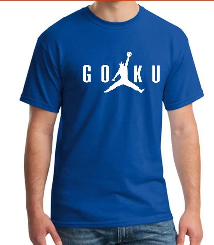 Japan Anime Dragon Ball Z T Shirt Summer Men Short Sleeve Cotton Son Goku Air Tee | Мужская одежда