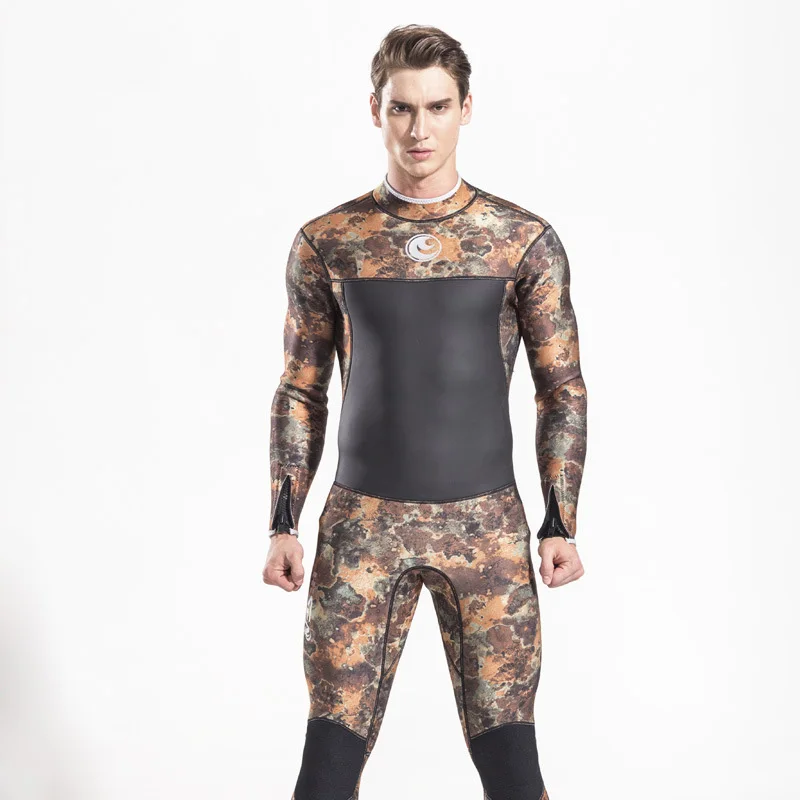 Костюм мужской неопреновый с длинным рукавом профессиональный купальный костюм