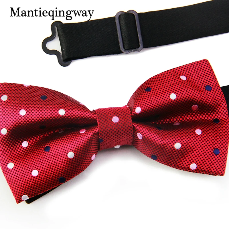 Mantieqingway мужской галстук-бабочка из полиэстера для мужчин брендовый классический