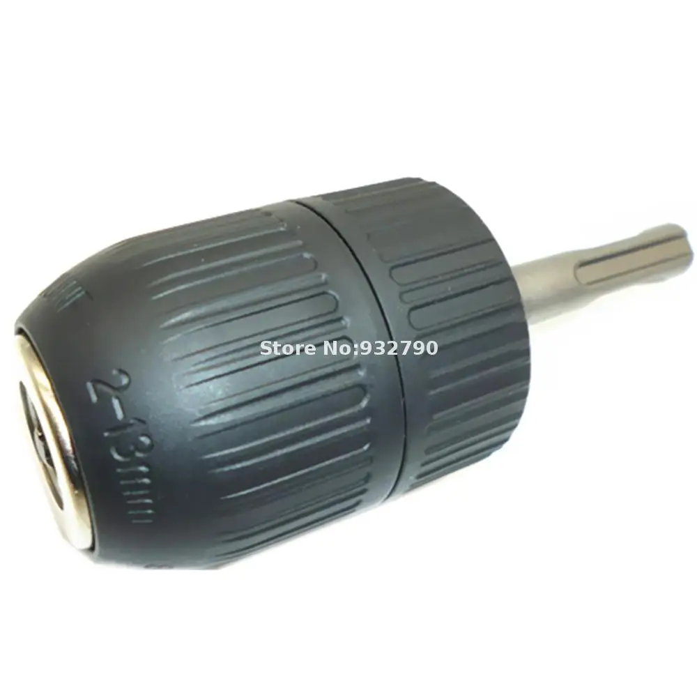 1/2-20unf Mount 2mm-13mm Self Locking Keyless Drill Chuck With 1/2" Sds Plus Adaptor Hammer Shaft Shank Fit For Impact | Инструменты