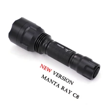 AMC7135 новая светодиодная вспышка Manta Ray C8|light defense|c8 creehunting torch