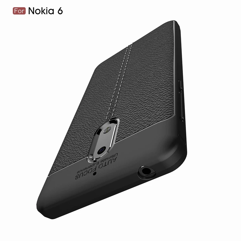 Чехол для Nokia 6 5 дюйма задняя защитная крышка смартфона Мягкий противоударный