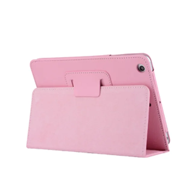 Pink Для iPad Air 2 из искусственной кожи Тонкий Стенд смарт-чехол для Apple iPad Air 2(A1566 A1567) 9,7 дюймов защитный чехол для планшета - Цвет: Pink