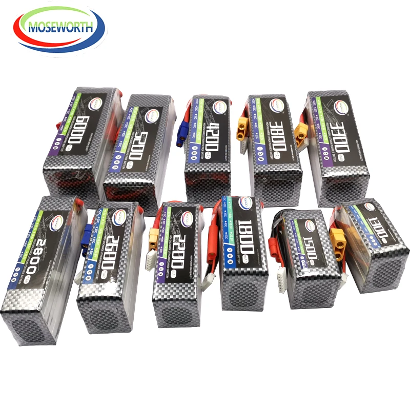 22 2 V RC LiPo батарея 6S 1300 1500 2200 3500 4200 5200 6000 12000mAh 25C 35C 60C для самолета автомобиля