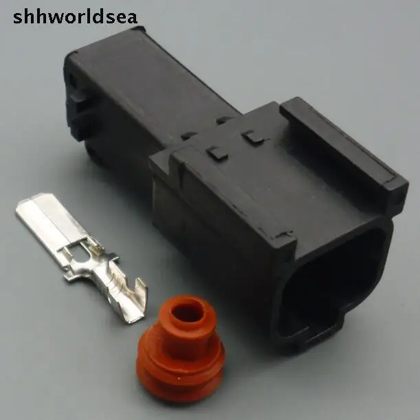Shhworldsea 4/10/50/100 набор 1 штырьковый 6 3 мм Автомобильный Кабель отжим вилка