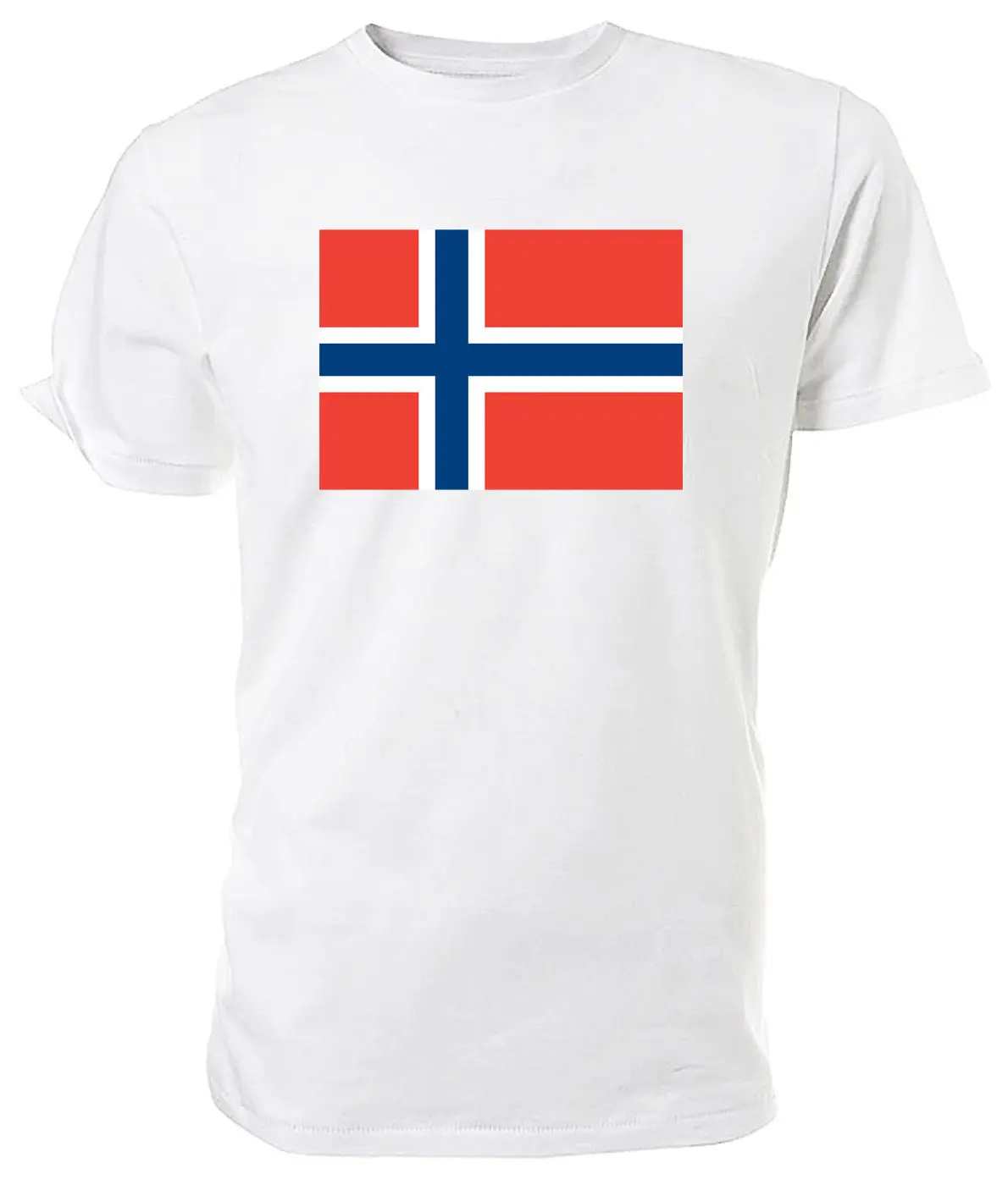 Футболка с норвежским флагом норвежский флаг-выбор цвета для мужчин