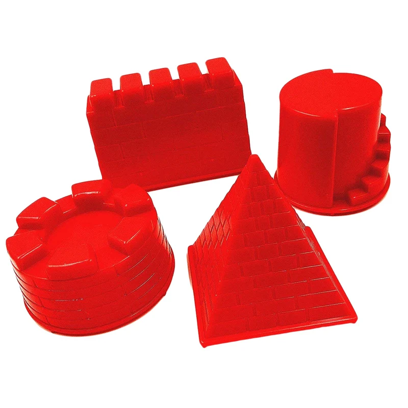 4 шт./компл. портативный замок песчаная глина новинка пляжные игрушки Модель