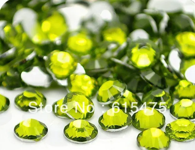 

5mm Olivine Color SS20 crystal Resin rhinestones flatback,Free Shipping 30,000pcs/bag