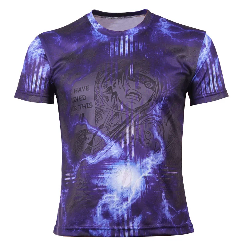 Hot Sale Plus Size S-6Xl Men Summer Sports Tshirt Casual O-Neck Skull Rock 3D Print Harajuku Fitness Blusas Free Shipping TCQ06 |