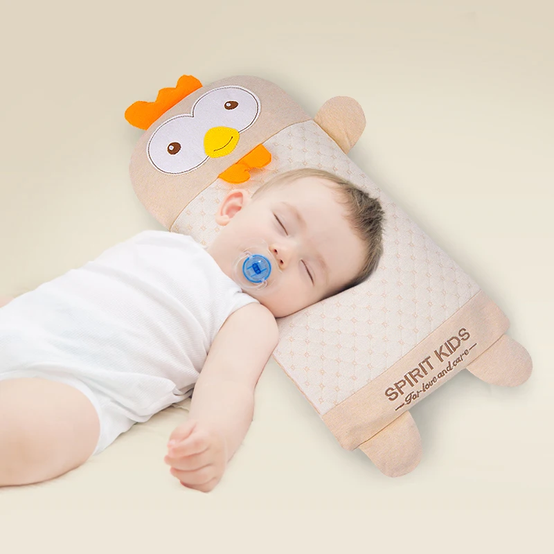 

Baby pillow sleeping cotton product with natural and healthy buckwheat filler